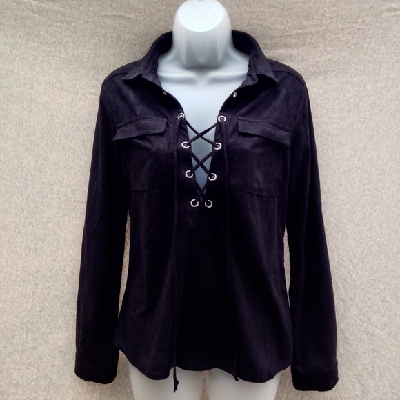 Cirana Tops - lace-front top